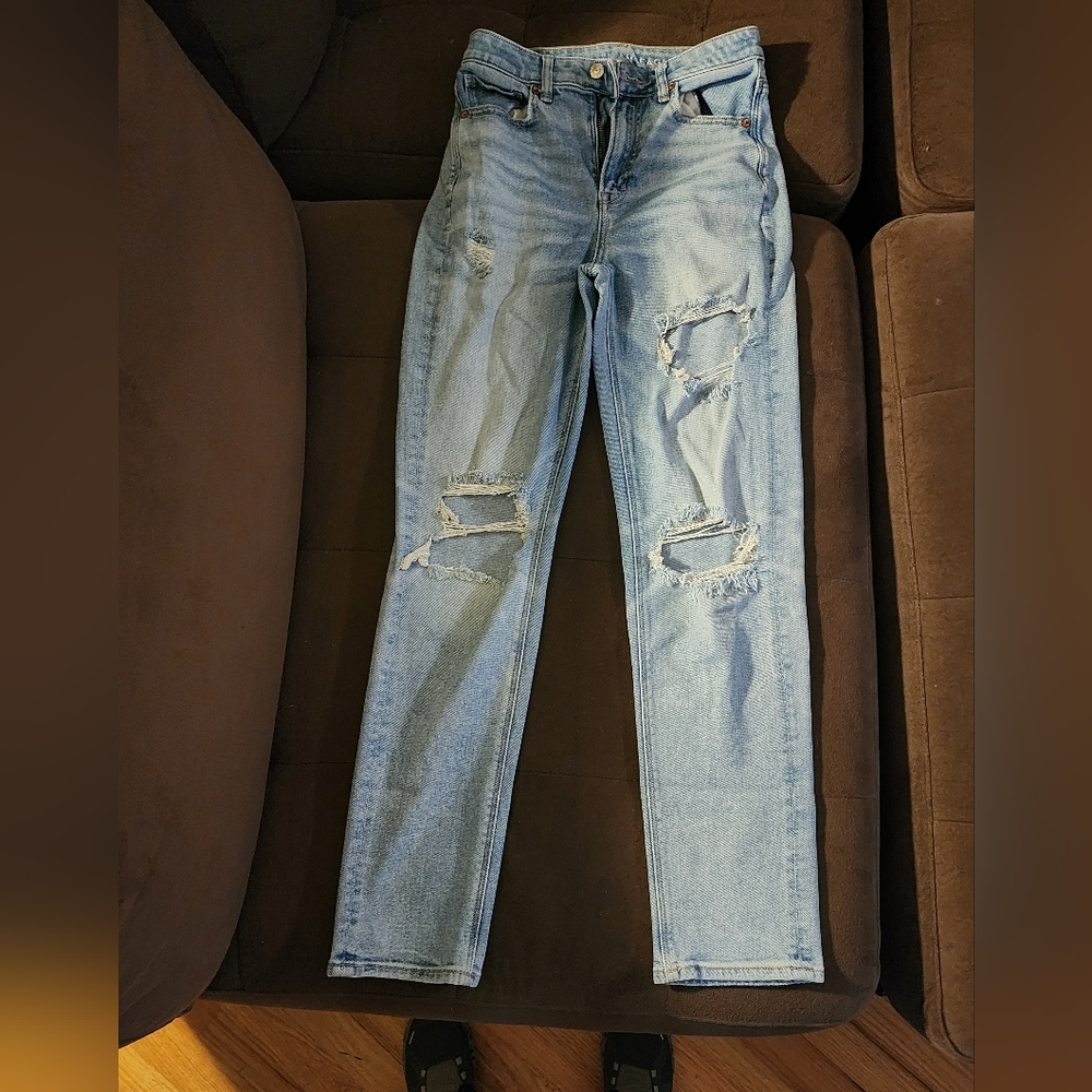 AE Mom Straight Jeans 2 Long
